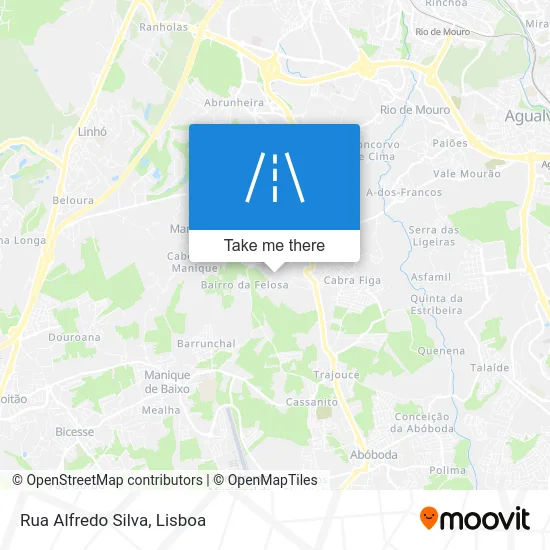 Rua Alfredo Silva map