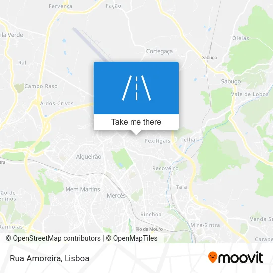 Rua Amoreira map