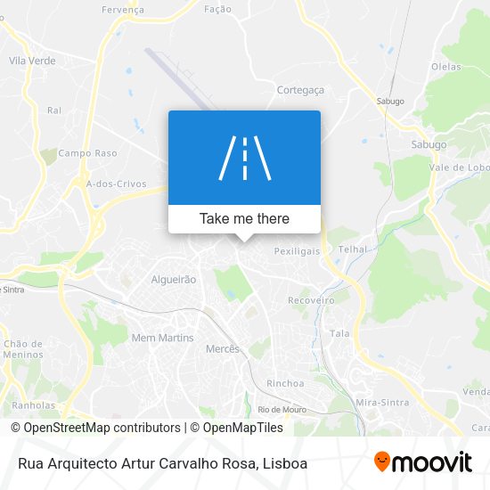Rua Arquitecto Artur Carvalho Rosa map