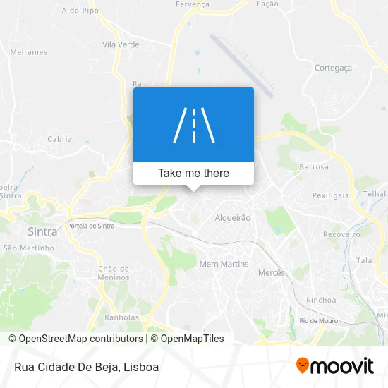 Rua Cidade De Beja map