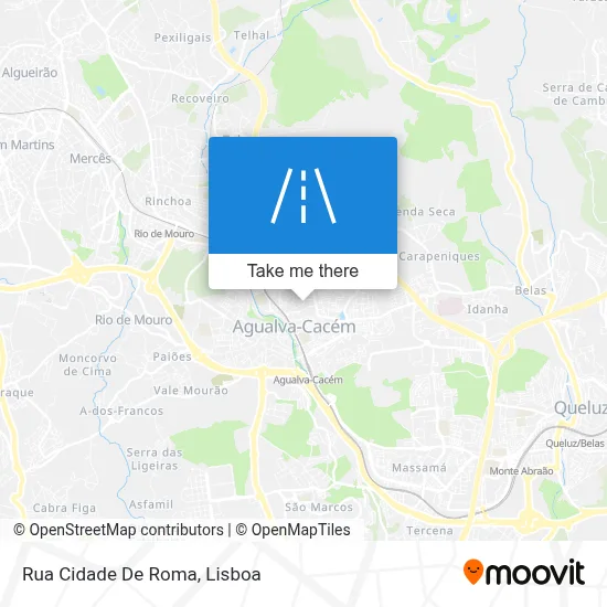 Rua Cidade De Roma map