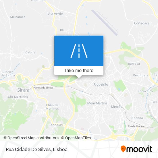 Rua Cidade De Silves mapa