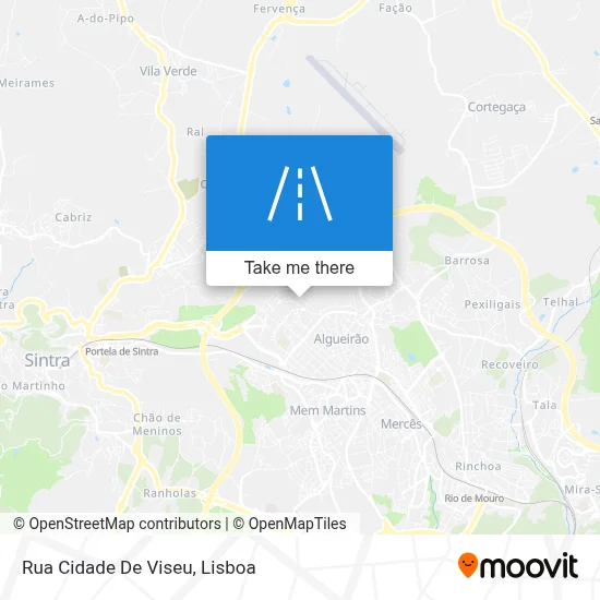 Rua Cidade De Viseu map