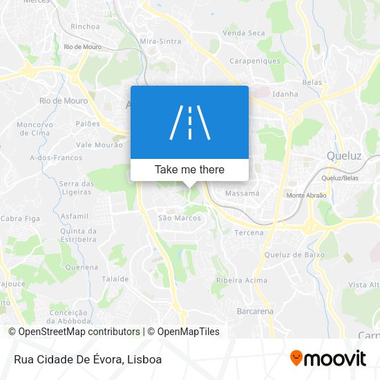Rua Cidade De Évora map