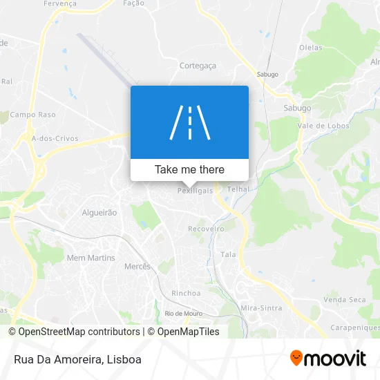 Rua Da Amoreira map