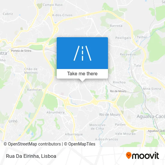 Rua Da Eirinha map