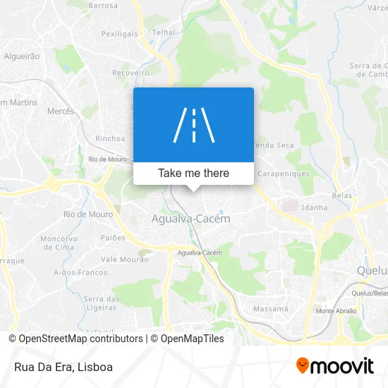 Rua Da Era map