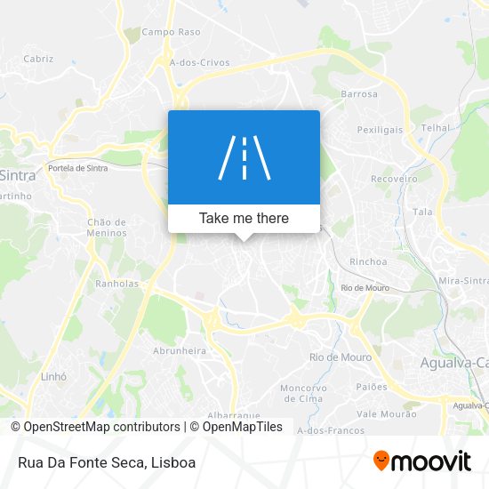 Rua Da Fonte Seca mapa