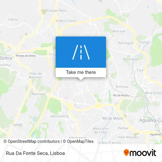 Rua Da Fonte Seca map