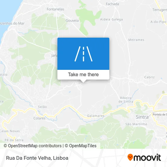Rua Da Fonte Velha map