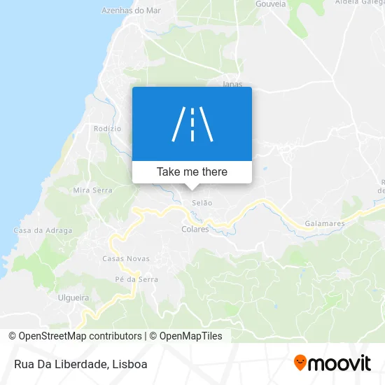 Rua Da Liberdade map