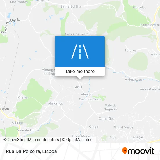 Rua Da Peixeira map