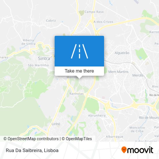 Rua Da Saibreira mapa
