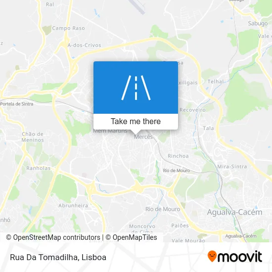 Rua Da Tomadilha map
