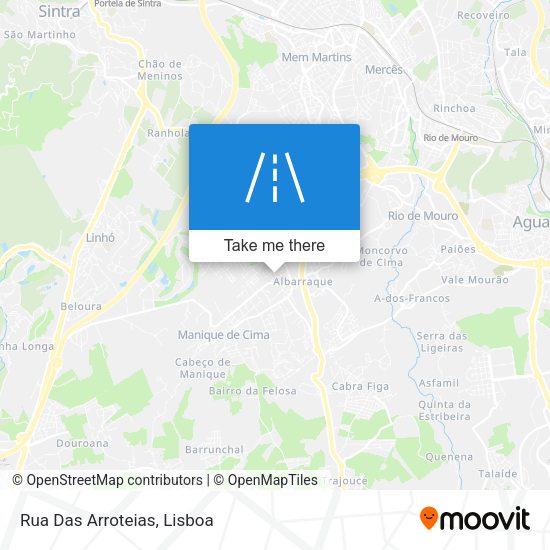Rua Das Arroteias mapa