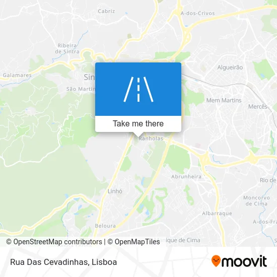 Rua Das Cevadinhas map