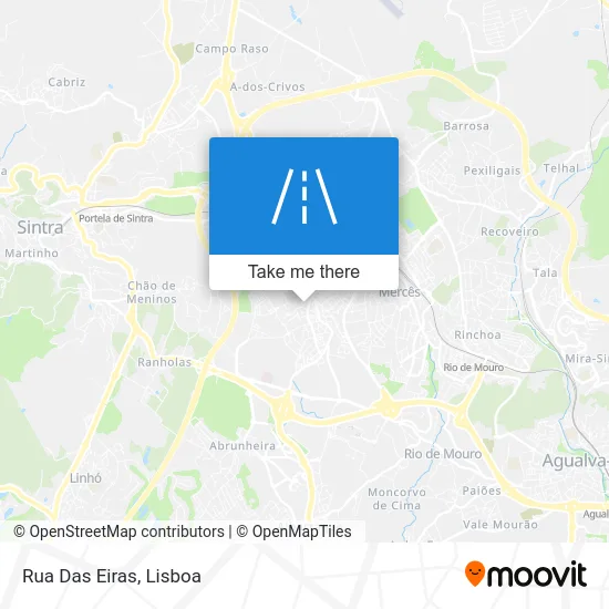 Rua Das Eiras map