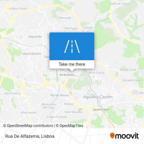 Rua De Alfazema mapa