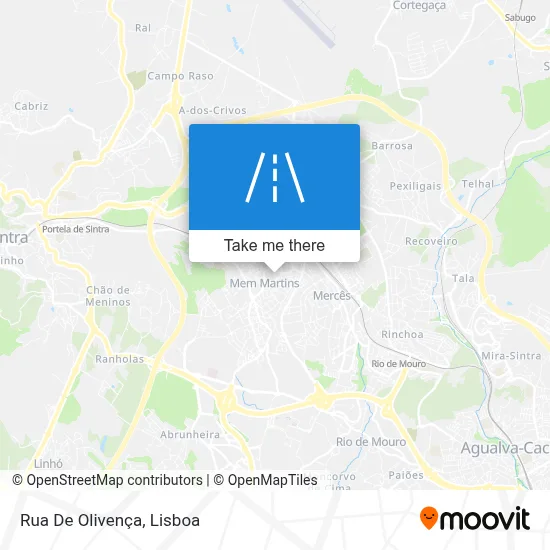 Rua De Olivença map