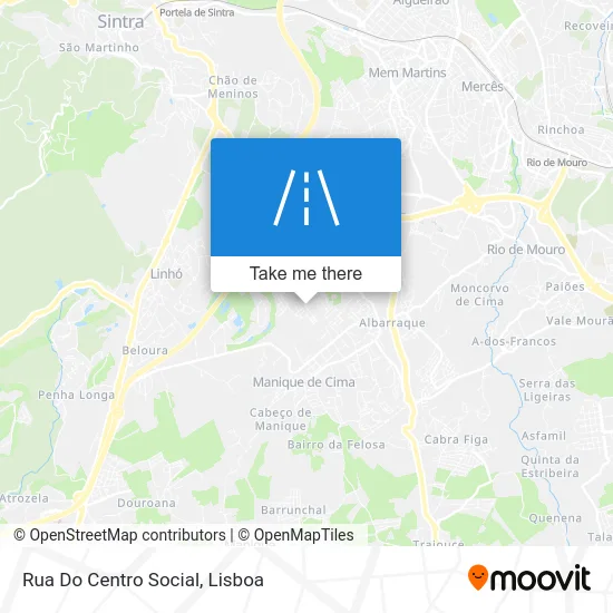 Rua Do Centro Social map