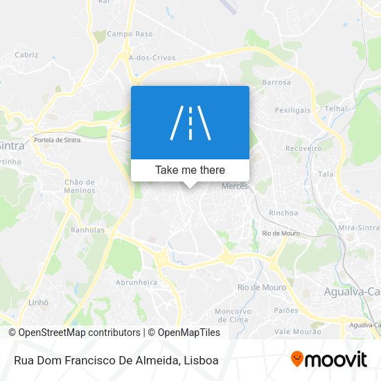Rua Dom Francisco De Almeida map