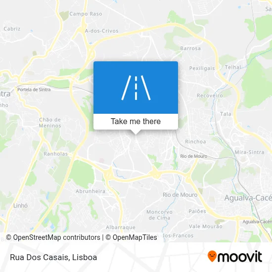 Rua Dos Casais map
