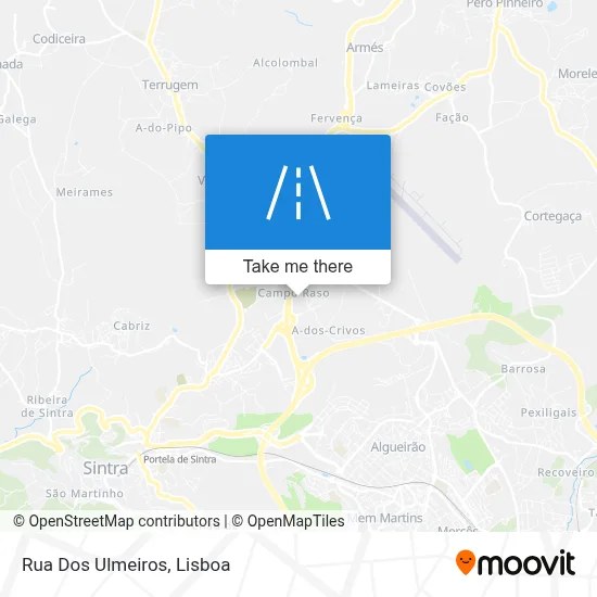 Rua Dos Ulmeiros map