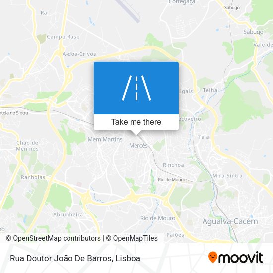 Rua Doutor João De Barros map