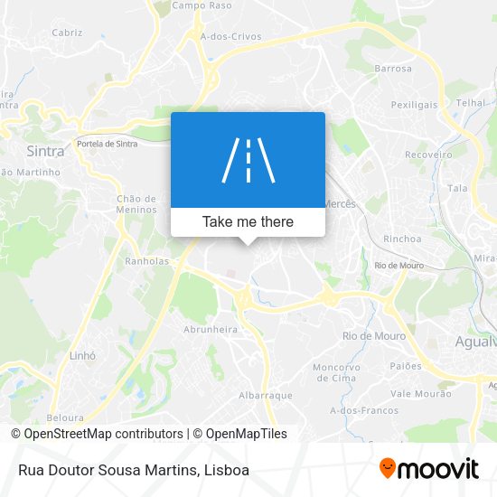 Rua Doutor Sousa Martins map