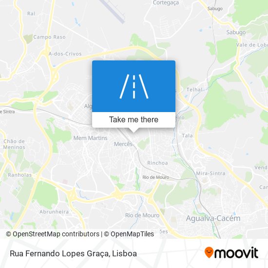 Rua Fernando Lopes Graça mapa