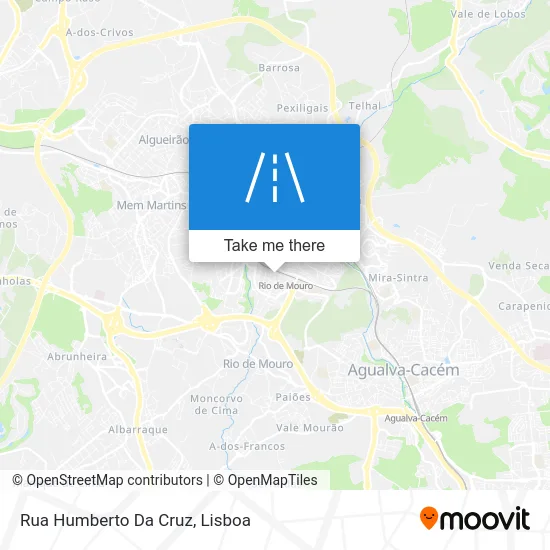 Rua Humberto Da Cruz map