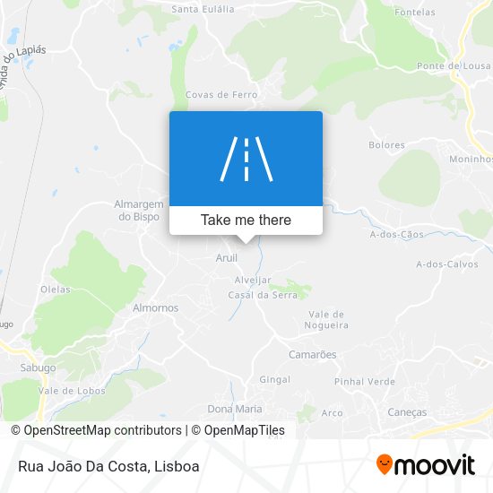 Rua João Da Costa map