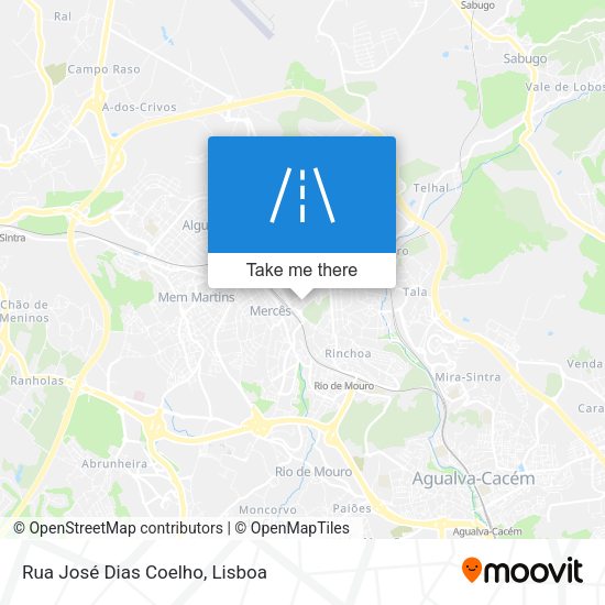 Rua José Dias Coelho mapa