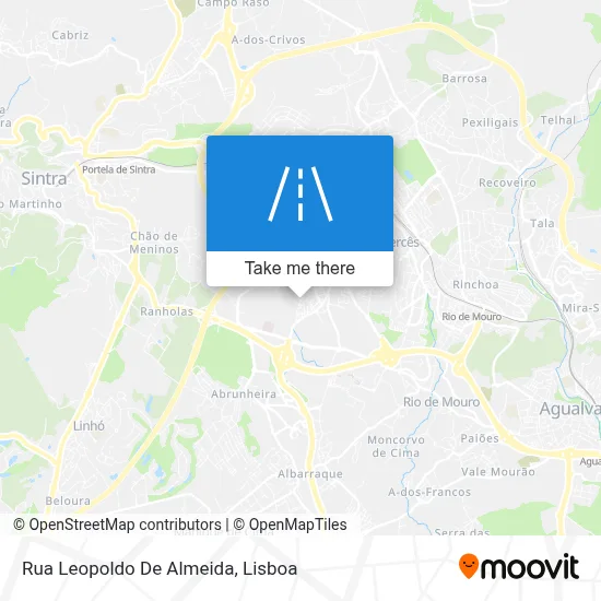 Rua Leopoldo De Almeida map