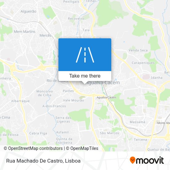Rua Machado De Castro mapa