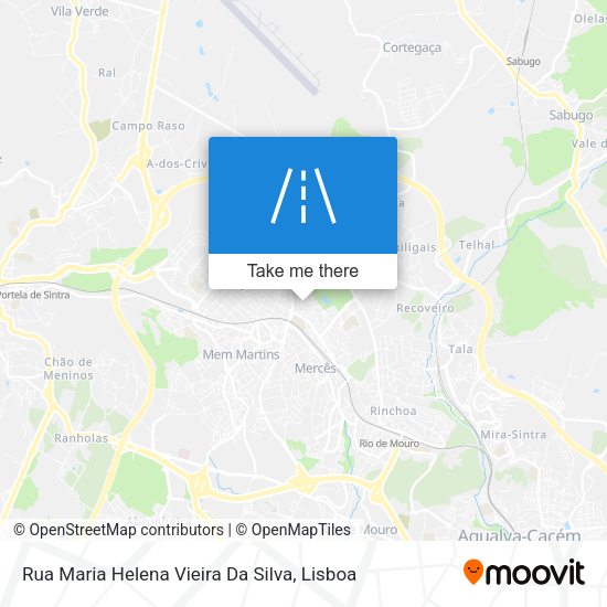 Rua Maria Helena Vieira Da Silva mapa