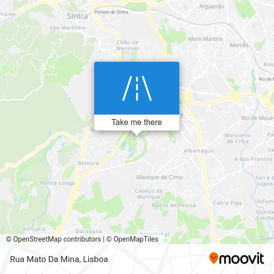 Rua Mato Da Mina mapa