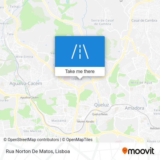 Rua Norton De Matos mapa