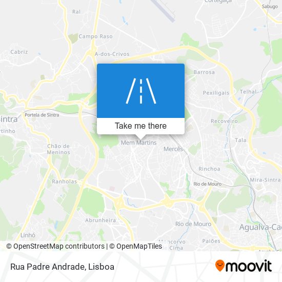 Rua Padre Andrade map