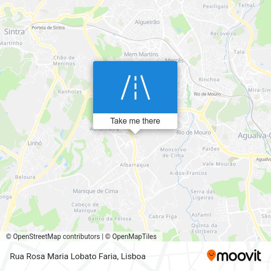 Rua Rosa Maria Lobato Faria mapa