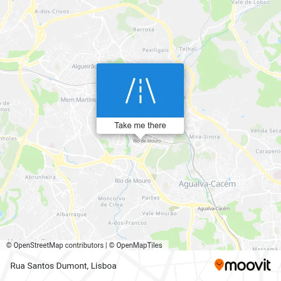 Rua Santos Dumont map