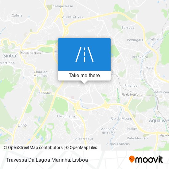 Travessa Da Lagoa Marinha mapa