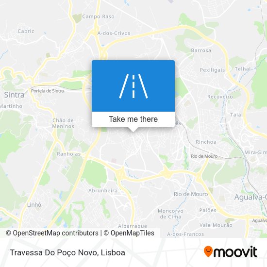 Travessa Do Poço Novo mapa