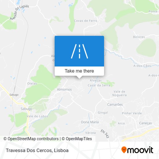 Travessa Dos Cercos mapa