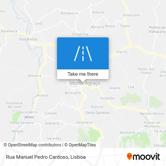 Rua Manuel Pedro Cardoso map