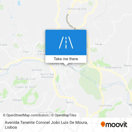 Avenida Tenente Coronel João Luís De Moura map