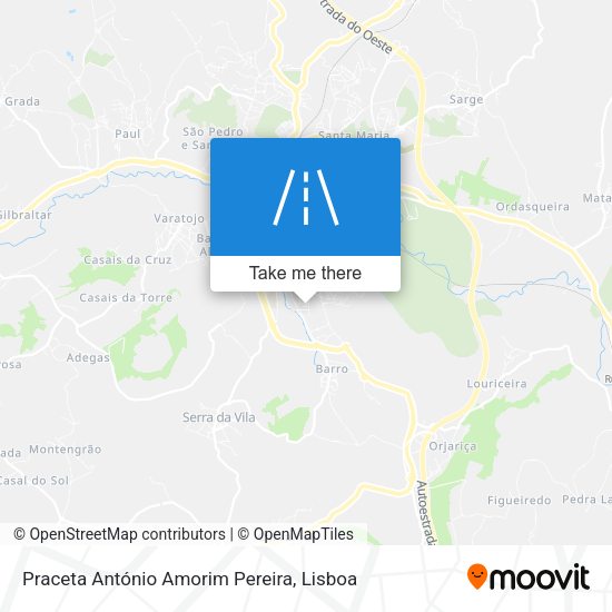 Praceta António Amorim Pereira map