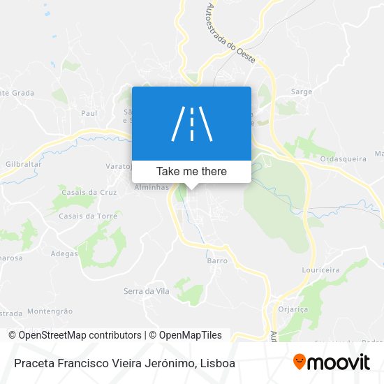Praceta Francisco Vieira Jerónimo map