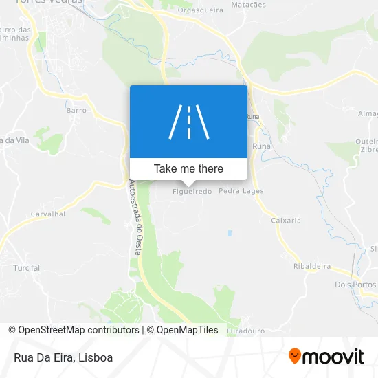Rua Da Eira map