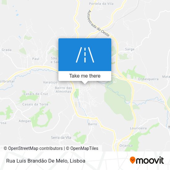 Rua Luís Brandão De Melo mapa